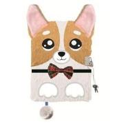 Opakowanie Pamiętnik z kłódką A5/96K 3D włochacz Corgi