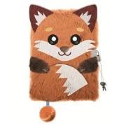 Opakowanie Pamiętnik z kłódką A5/96K 3D włochacz Fox