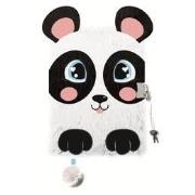 Pamiętnik z kłódką A5/96K 3D włochacz Panda. Wydawca: ST-MAJEWSKI. Dadada.pl Opakowanie Pamiętnik z kłódką A5/96K 3D włochacz Panda