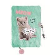 Opakowanie Pamiętnik z kłódką A5/96K włochacz Fluffy Kitty