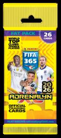 PANINI FIFA 365 ADRENALYN XL 2026 saszetka FAT PACK. Wydawca: Panini (L2). Dadada.pl Opakowanie PANINI FIFA 365 ADRENALYN XL 2026 saszetka FAT PACK
