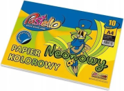 Opakowanie Papier kolorowy A4 samoprzylepny 10 kartek neon