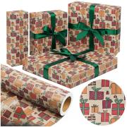 Opakowanie Papier kraft Kolorowe Prezenty X-Strong 38cmx20m