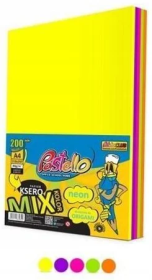 Opakowanie Papier ksero A4 75g 5 kolorów 200 arkuszy neon