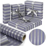 Opakowanie Papier metalizujący Srebrne Pasy X-Strong 38cmx20m
