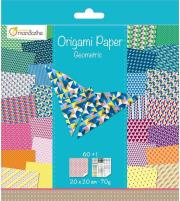 Opakowanie Papier origami Geometria 20x20 cm 70g 60 arkuszy