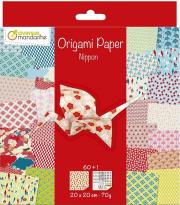 Opakowanie Papier origami Nippon 20x20 cm 70g 60 arkuszy
