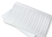 Opakowanie Papier ozdobny brokatowy 140g 40x60cm srebrny 5ark