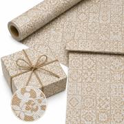 Opakowanie Papier ozdobny mozaika brązowa X-Strong 57cmx25m