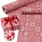 Opakowanie Papier ozdobny mozaika czerwona X-Strong 57cmx25m