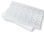 Opakowanie Papier ozdobny - srebrne liście 40x60cm 5ar