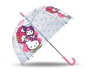 Parasolka przezroczysta Hello Kitty 19cali HK50195. Wydawca: Kids Euroswan. Dadada.pl Opakowanie Parasolka przezroczysta Hello Kitty 19cali HK50195