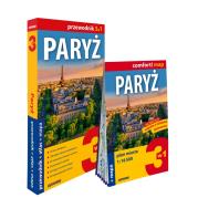 Paryż 3w1: przewodnik + atlas + mapa. Autor: Kiełczewska-Konopka Marta. Dadada.pl Okładka książki Paryż 3w1: przewodnik + atlas + mapa
