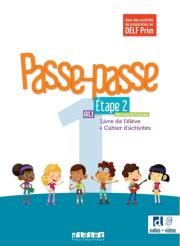 Passe-Passe 1 etape 2 podręcznik + ćwiczenia + app. Autor:   Praca zbiorowa. Dadada.pl Okładka książki Passe-Passe 1 etape 2 podręcznik + ćwiczenia + app