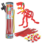 Opakowanie Patyczki konstrukcyjne miękkie dinozaur 34el