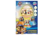 Opakowanie Paw Patrol 12 owijek na jajka i 4 podstawki