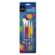 Opakowanie Pędzle ergonomiczne 4szt KIDEA