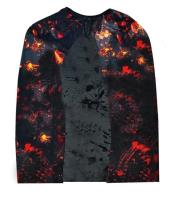 Peleryna czarownicy czarno-czerwona 100x80cm. Wydawca: MFP. Dadada.pl Opakowanie Peleryna czarownicy czarno-czerwona 100x80cm