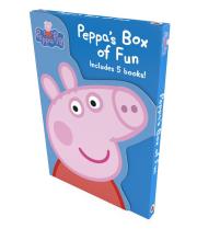 Okładka książki Peppa's Box of Fun. Peppa Pig wer. angielska