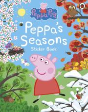 Okładka książki Peppa's Seasons Sticker Book. Peppa Pig wer. angielska