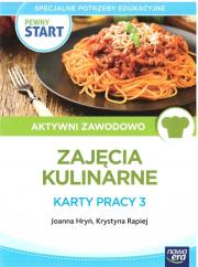 Okładka książki Pewny start. Zajęcia kulinarne. Karty pracy 3