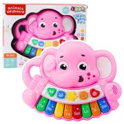 Opakowanie Pianinko interaktywne słonik różowe