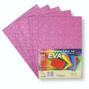 Opakowanie Pianka brokatowa A4 Eva różowa biodegrad. 5szt
