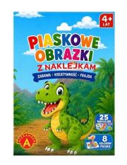 Opakowanie Piaskowe malowanki z naklejkami - Dinozaur ALEX