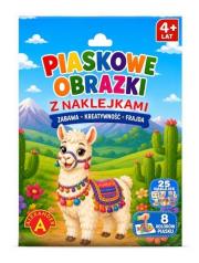 Opakowanie Piaskowe malowanki z naklejkami - Lama ALEX