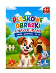 Opakowanie Piaskowe malowanki z naklejkami - Pies ALEX