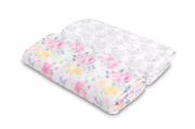 Opakowanie Pielucha bambusowa 2-pak kwiaty+jeże 120x120cm