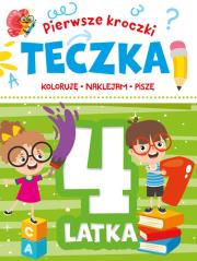 Okładka książki Pierwsze kroczki. Teczka 4-latka