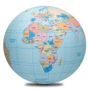 Opakowanie Piłka balonowa globus państwa świata eng