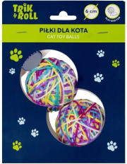 Piłka dla Kota 6cm 2szt. Wydawca: Trik&Roll. Dadada.pl Opakowanie Piłka dla Kota 6cm 2szt