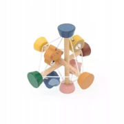 Piłka edukacyjna drewniana. Wydawca: Trixie Baby. Dadada.pl Opakowanie Piłka edukacyjna drewniana