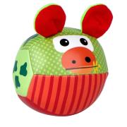 Piłka miękka z uszkami Krowa. Wydawca: Barbo Toys. Dadada.pl Opakowanie Piłka miękka z uszkami Krowa