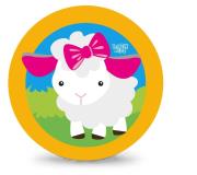 Piłka PVC Sportox Kids 230mm - Owieczka. Wydawca: Artyk. Dadada.pl Opakowanie Piłka PVC Sportox Kids 230mm - Owieczka