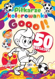 Okładka książki Piłkarze. Kolorowanka
