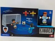 Opakowanie Piłkarze x2 + piłka x2 + bramka color box