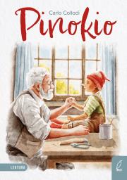 Pinokio. Lektura. Autor: Carl Collodi. Dadada.pl Okładka książki Pinokio. Lektura