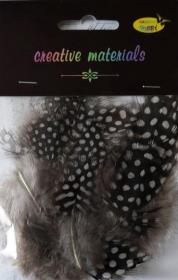 Opakowanie Pióra perliczek 10-15 cm 15szt