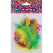 Opakowanie Piórka mix kolorów 80-150mm 30szt 81434