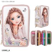 Piórnik 3-komorowy z wyposażeniem Top Model Summer Feeling 13302A. Wydawca: DEPESCHE. Dadada.pl Opakowanie Piórnik 3-komorowy z wyposażeniem Top Model Summer Feeling 13302A