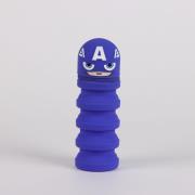 Piórnik gumowy rozkładany Kapitan Ameryka. Wydawca: Artesania Cerda. Dadada.pl Opakowanie Piórnik gumowy rozkładany Kapitan Ameryka