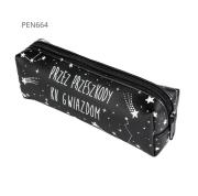 Opakowanie Piórnik jednokomorowy czarny - Przez przeszkody..