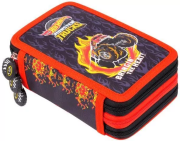 Opakowanie Piórnik potrójny z wyposażeniem Hot Wheels