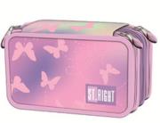 Opakowanie Piórnik potrójny z wyposażeniem PC5 Pink Butterfl