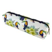 Opakowanie Piórnik szkolny młodzieżowy prostokąt kostka Egzotyczne Tukany