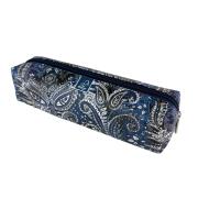 Opakowanie Piórnik szkolny młodzieżowy prostokąt kostka Ornament Blue