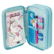 Opakowanie Piórnik z wyposażeniem błękitny